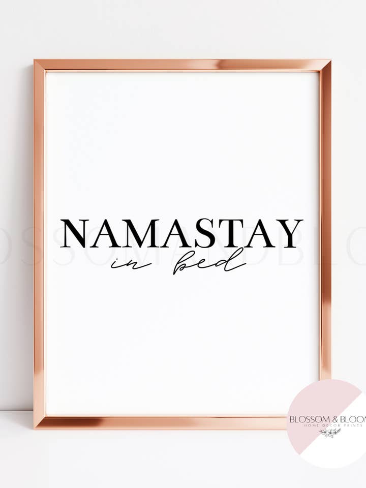 Namastay In Bed for wholesale by Blossom & Bloom