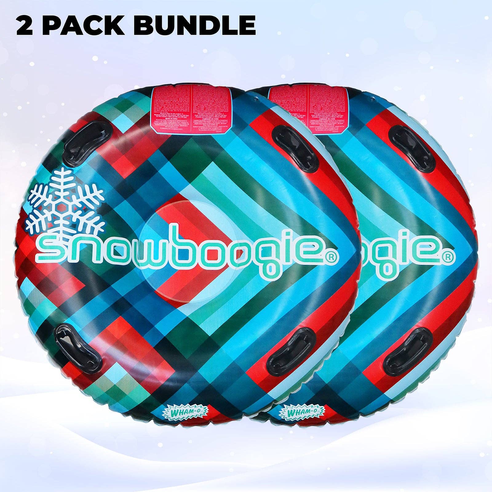 Sixale - Wholesale Sporting Game - Kids & Baby - Wham-O Snow Boogie Air Tube 48" (Line pattern/Snow pattern)8