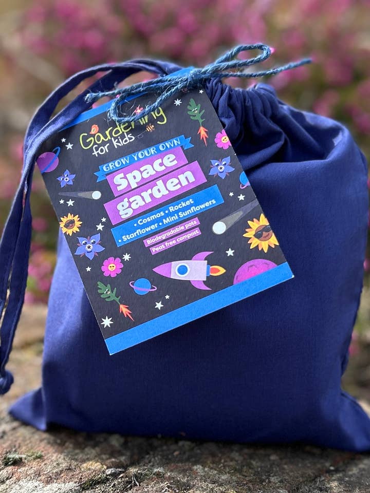 Grow Your Own Space Garden Gift Bag Case of 6 for wholesale by Gardening for Kids Ltd