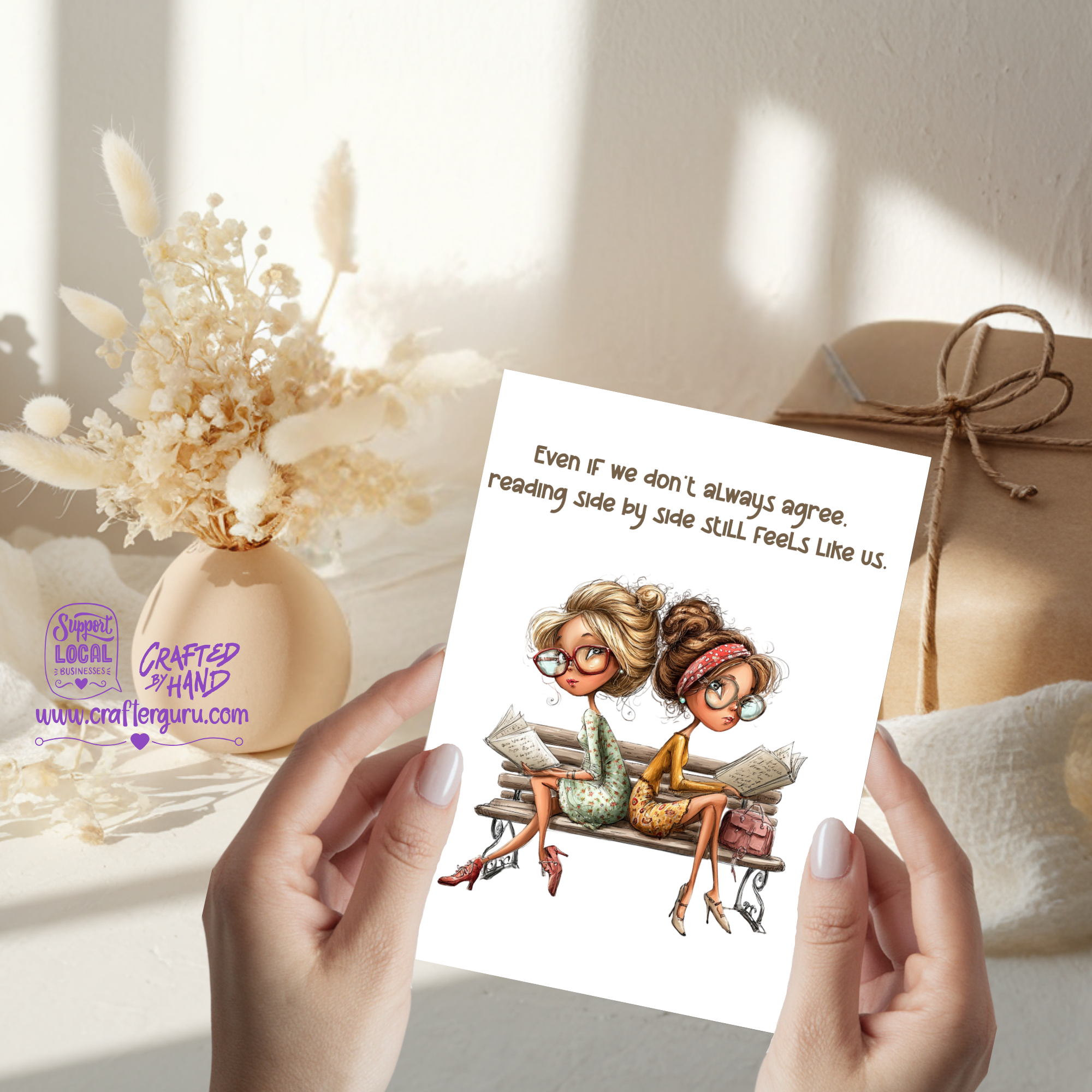 Crafter Guru Shop - Wholesale Friendship Card - Still Us – A Card for When You Don’t Always Agree VGC-0231
