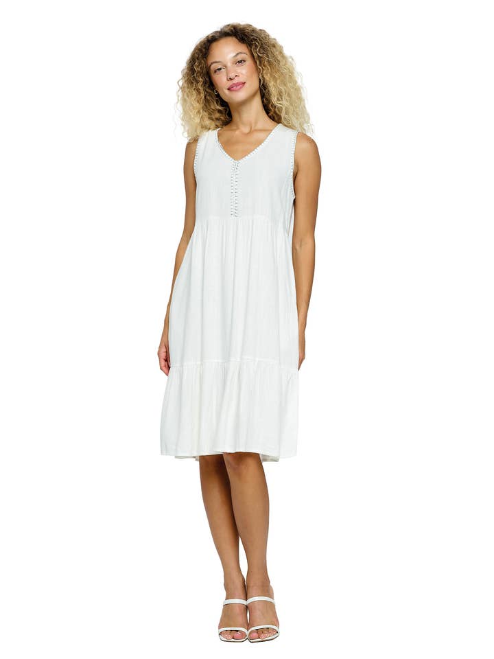 Boho Dress Handstitched Details for wholesale by Yak & Yeti