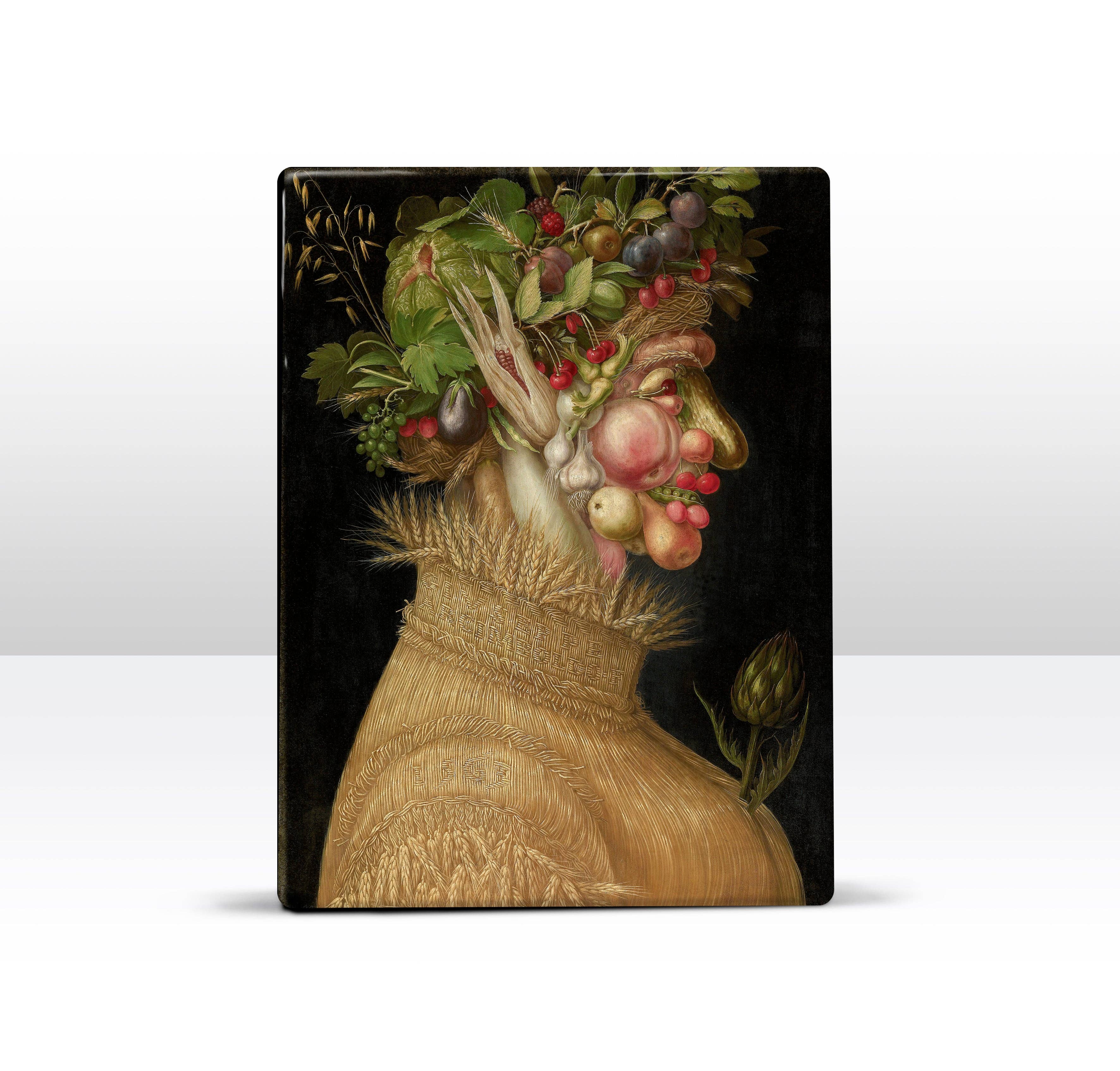 Laqueprint - Wholesale Art Print - Laque print - Summer - Giuseppe Arcimboldo - 19.5 x 26 cm - LP1892