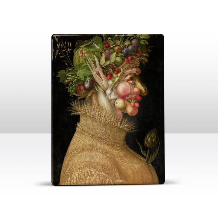 Laqueprint - Wholesale Art Print - Laque print - Summer - Giuseppe Arcimboldo - 19.5 x 26 cm - LP1892