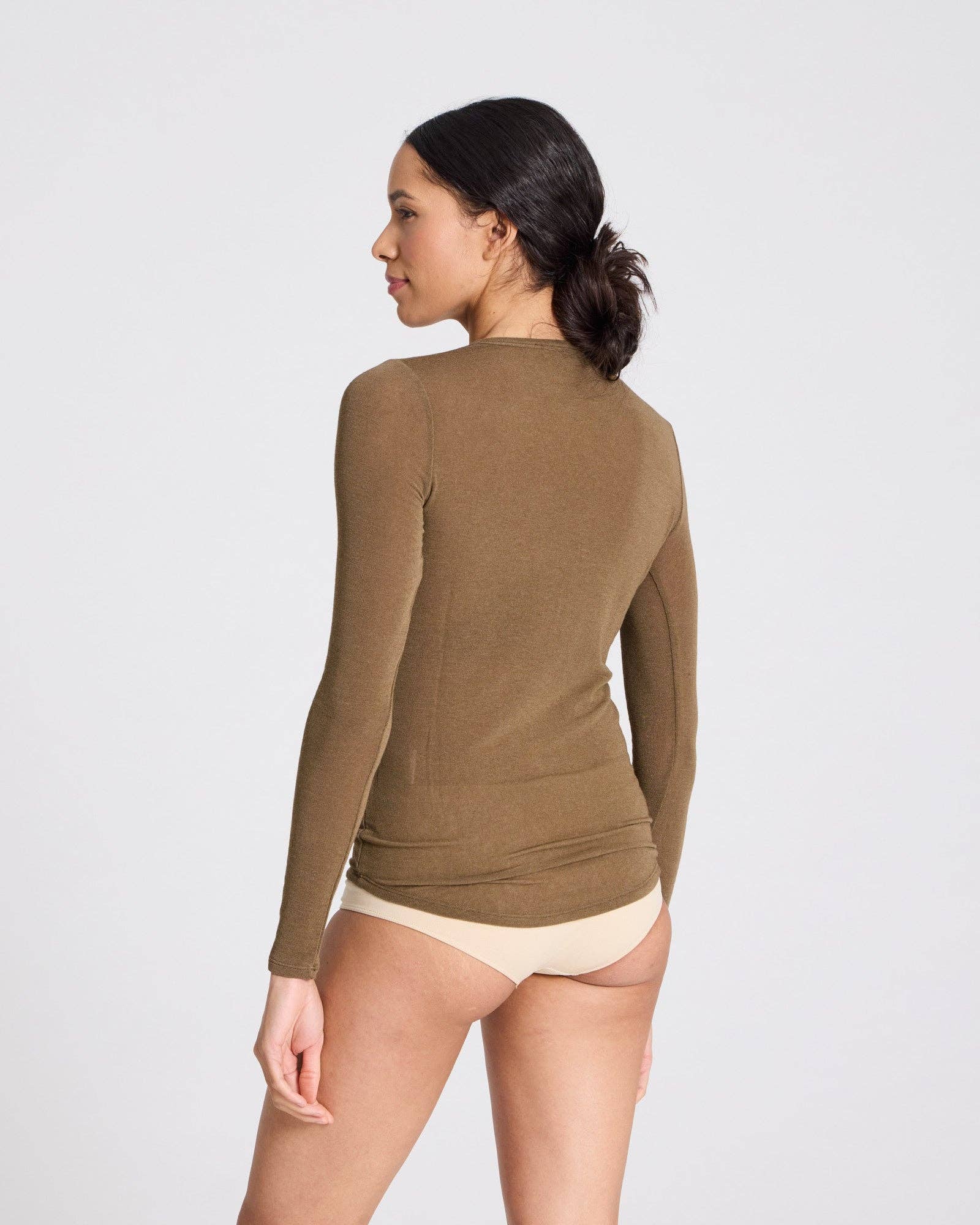 gai-lisva - Wholesale Knit Top - Women's - Thyra Wool Top - Kangaroo1