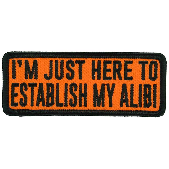 Hot Leathers vormen mijn Alibi-patch voor wholesale door Hot Leathers