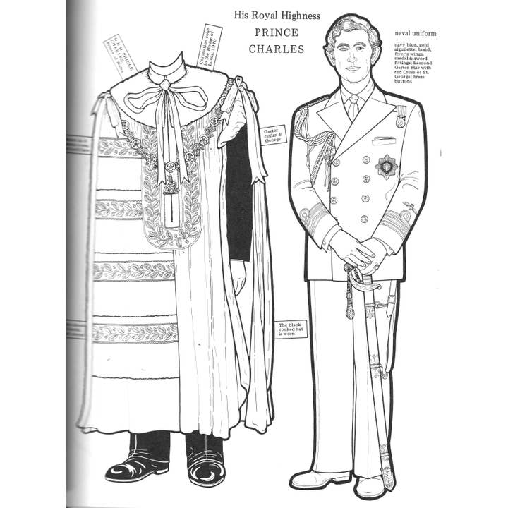 Bellerophon Books - Wholesale Coloring & Activity Book - Kids & Baby - Royal Family Paper Dolls2