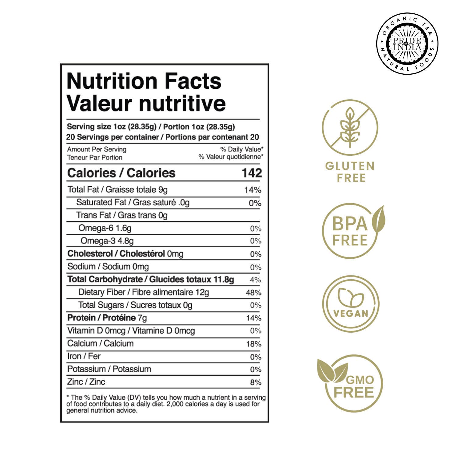 PRIDE INDIA BRANDS - Wholesale Plant Seeds - Whole Black Chia Seeds1