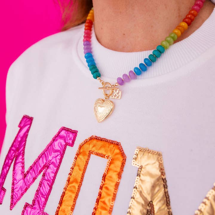 Brianna Cannon - Vente Colliers à pendentif - Collier Médaillon Arc-en-ciel5