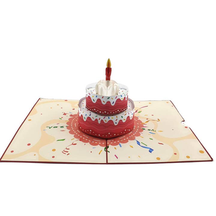 Color Pop Cards - Wholesale Birthday card - Birthday Cake Pop Up Card4
