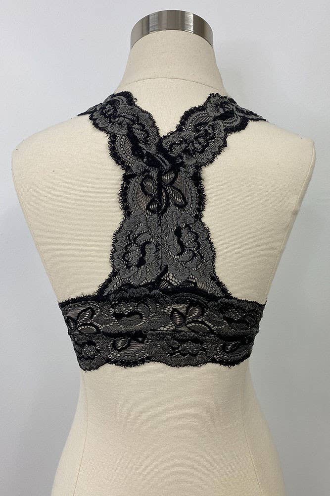 Hana - Wholesale Bralette - Women's - Soft Lining Lace Bralette (6pc)2