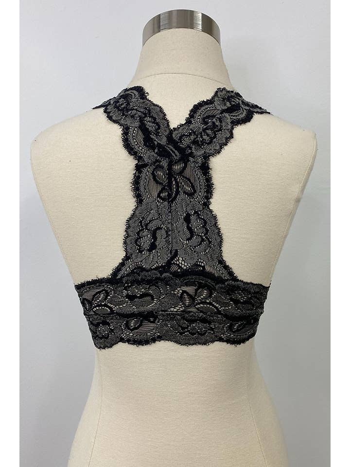 Hana - Wholesale Bralette - Women's - Soft Lining Lace Bralette (6pc)2