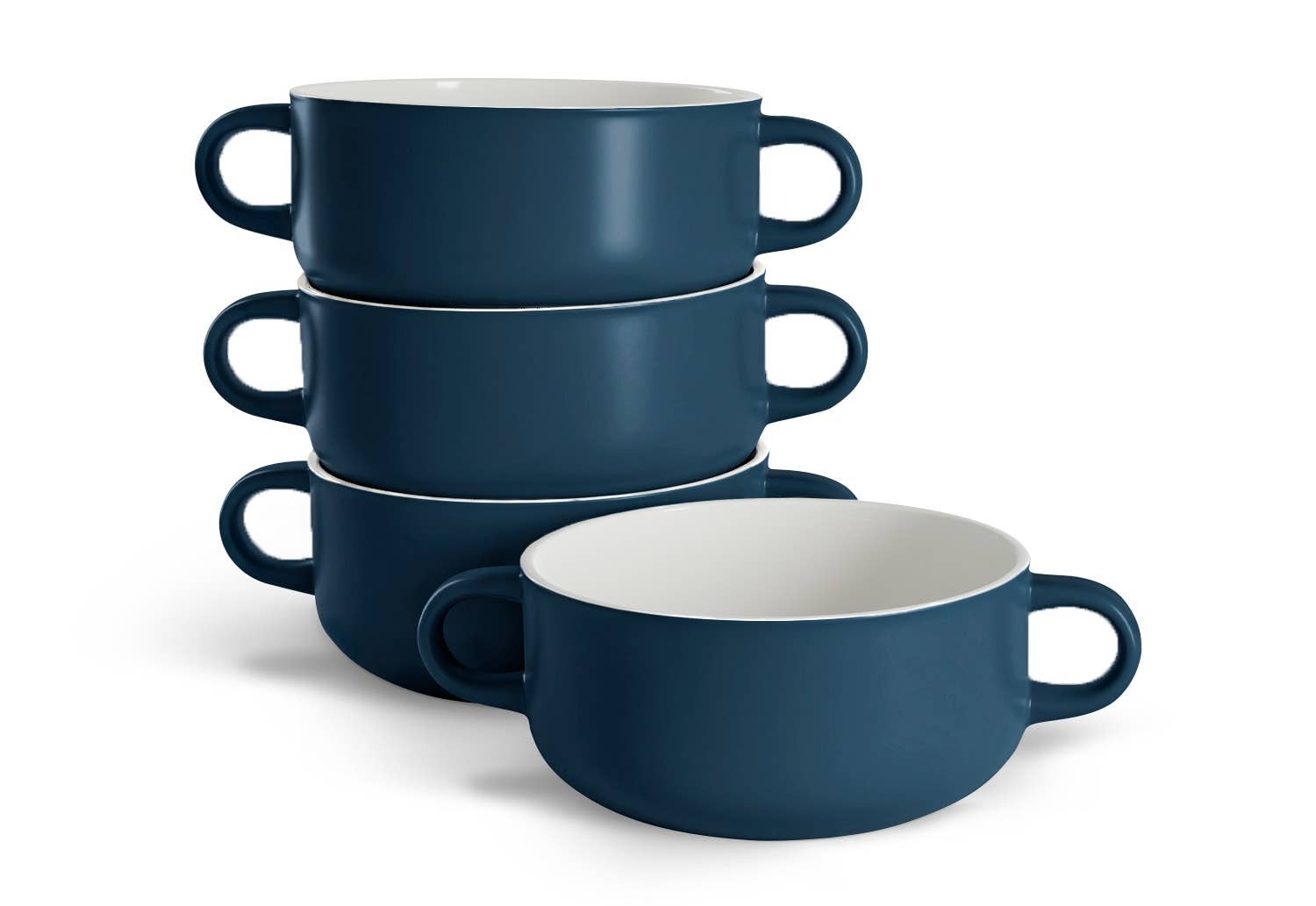 Kook - Wholesale Serve Bowl - Kook Ceramic Soup Crocks, 18 oz, Set of 44