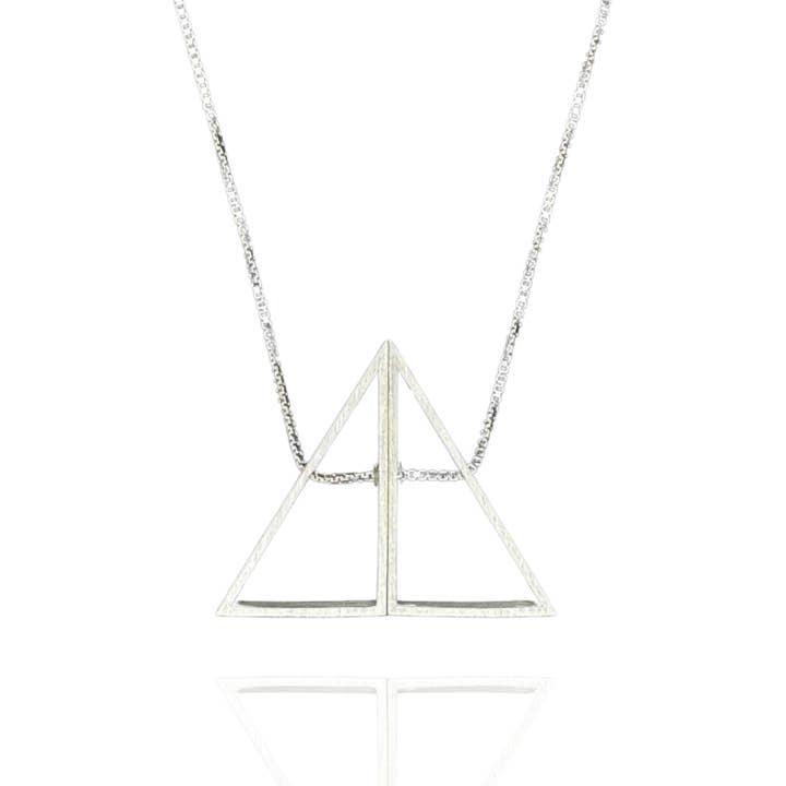 Morph Triangle Necklace for wholesale by Flavia Bennett Designs