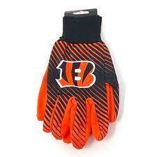 Guante de Medio Tiempo de los Cincinnati Bengals de la NFL - Guante Bicolor para venta al por mayor de Majestic Sports