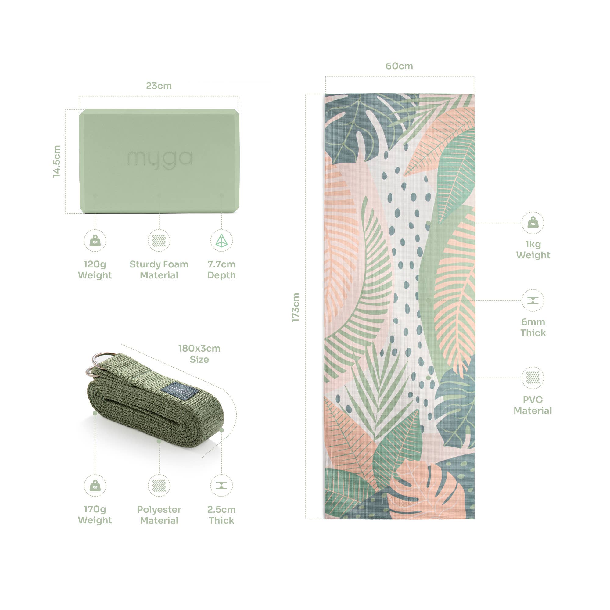 Myga - Wholesale Yoga Mat - Printed Yoga Starter Kits23