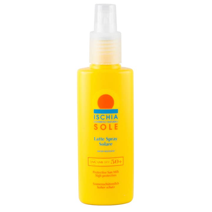Sun Spray Milk SPF 50+ 125 ml for wholesale by ISCHIA COSMETICI NATURALI