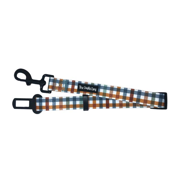 Grandad Plaid Seat Belt Restraint for wholesale by The Crafty Dog Co