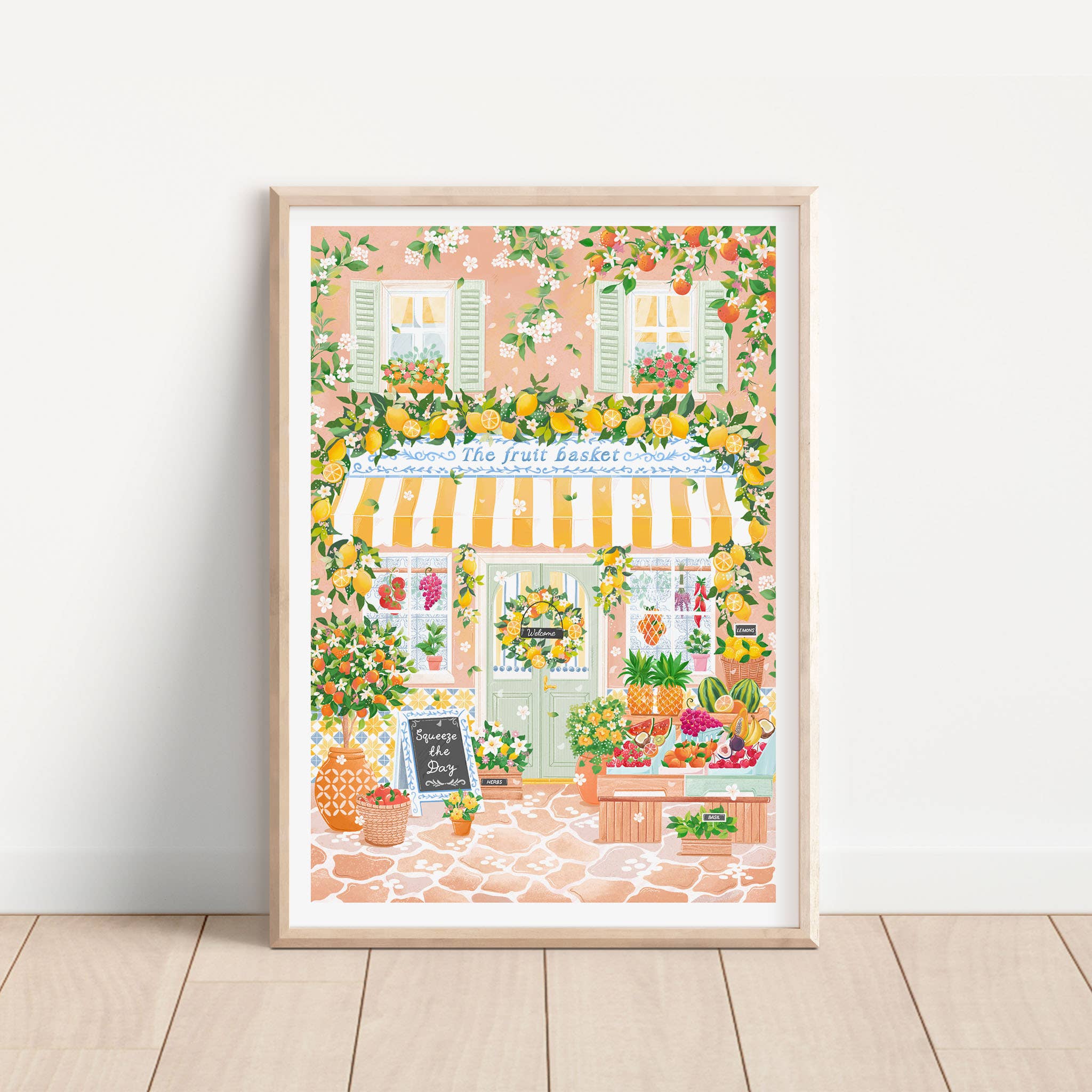 Simply, Katy – wholesale Art print – The Fruit Basket 1