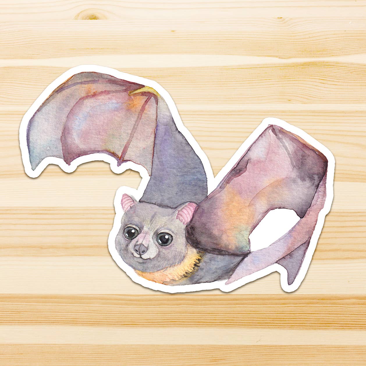Watercolour By Cat - Wholesale Sticker - Large Australian Animal Vinyl Sticker20