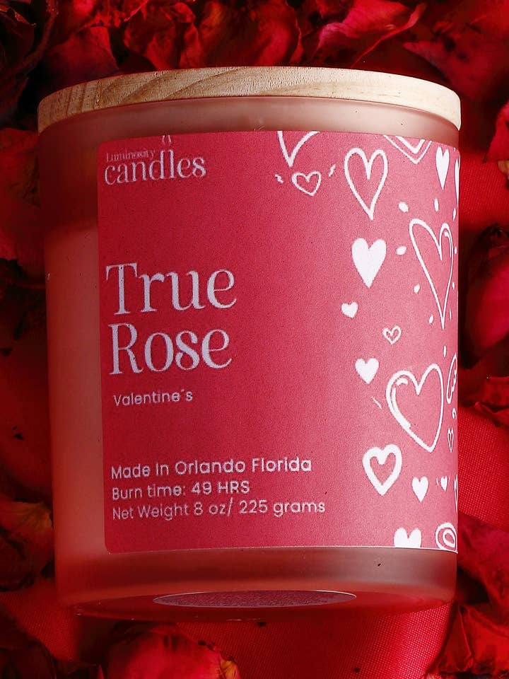 Véritable Rose (8 oz) pour la vente par Luminosity Candles