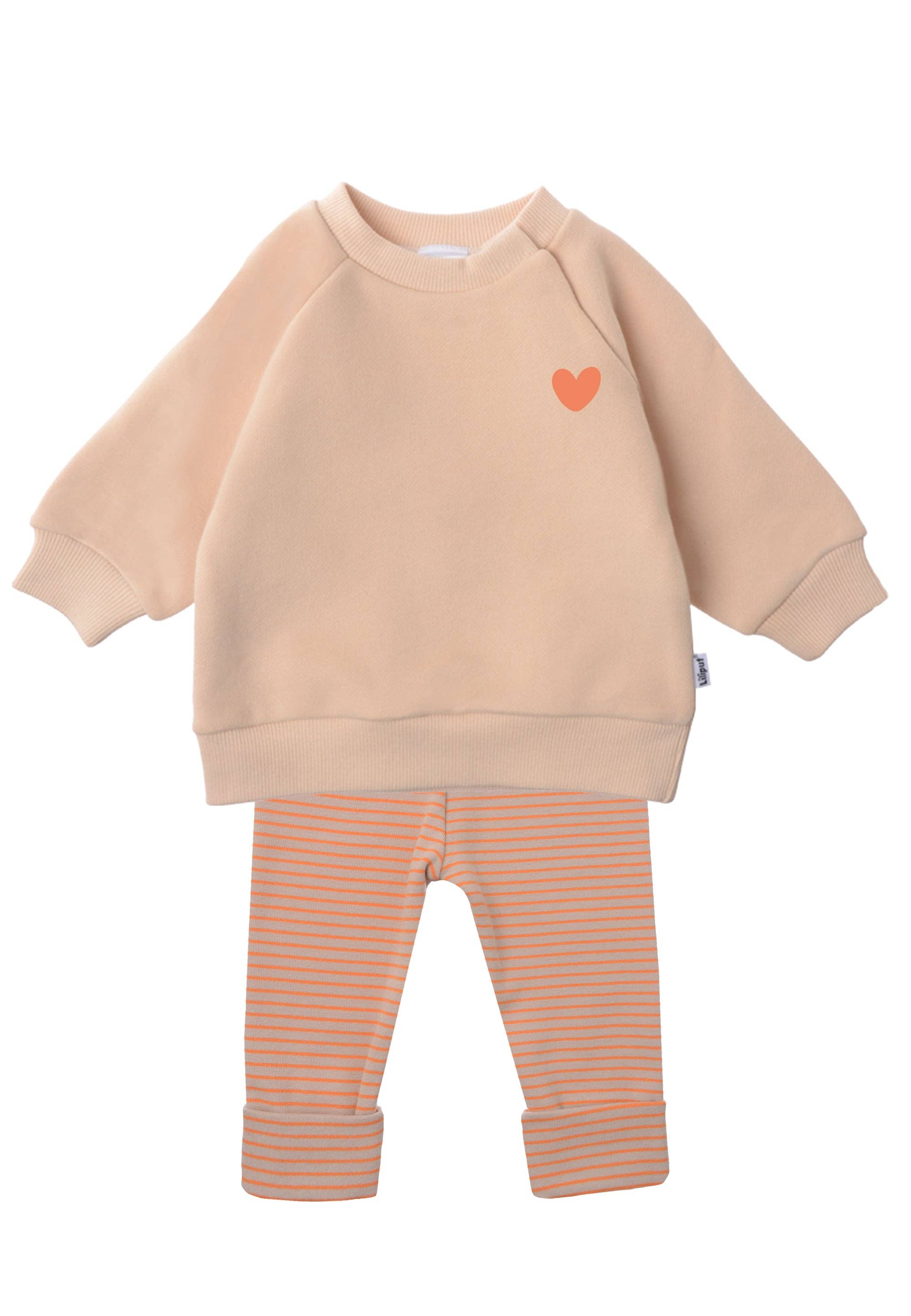 Liliput – wholesale Top & leggings set – Kids – 2-piece set with "Heart" sweatshirt and leggings