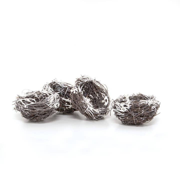 Nids à oiseaux Snow Fallen, lot de 4 pour la vente par CWI Gifts