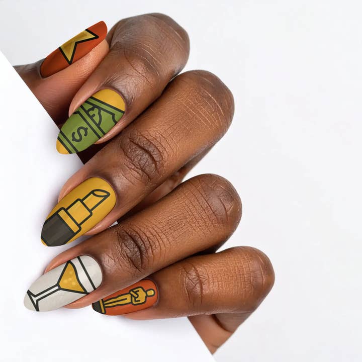 FYNE BODY - Wholesale Press-on/fake nails - Diamond Dazzler Glam Press-On Nails16