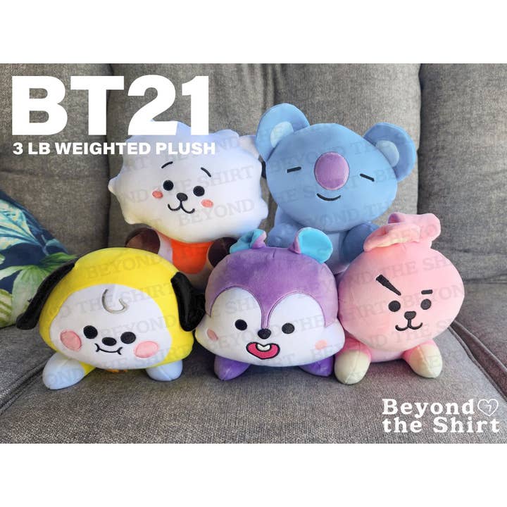BeyondtheShirt – Großhandel Kuschel-/Plüschtier – Kind & Baby – BTS und BT21 Gewichtsplüschfigur