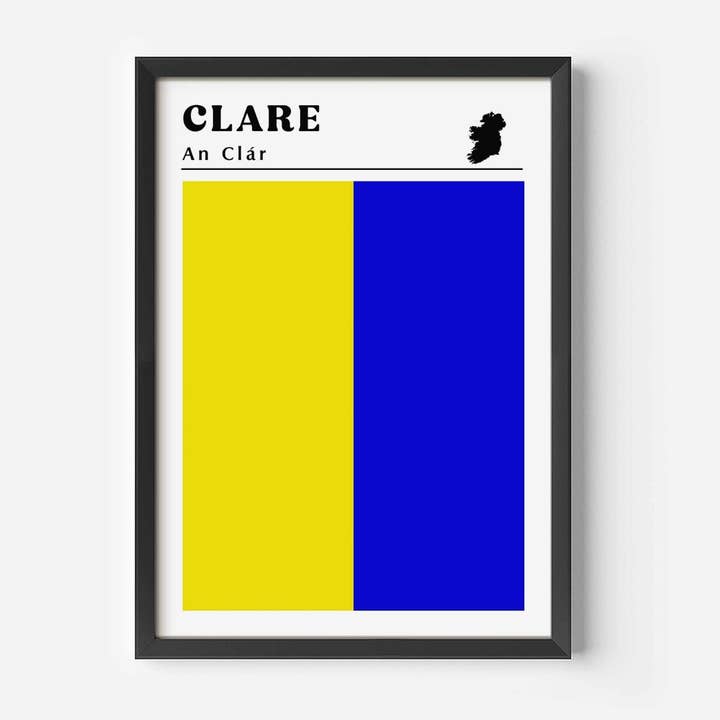 Stampa Bandiera di Clare A4 per la vendita all'ingrosso da parte di Breeze & Bubbles