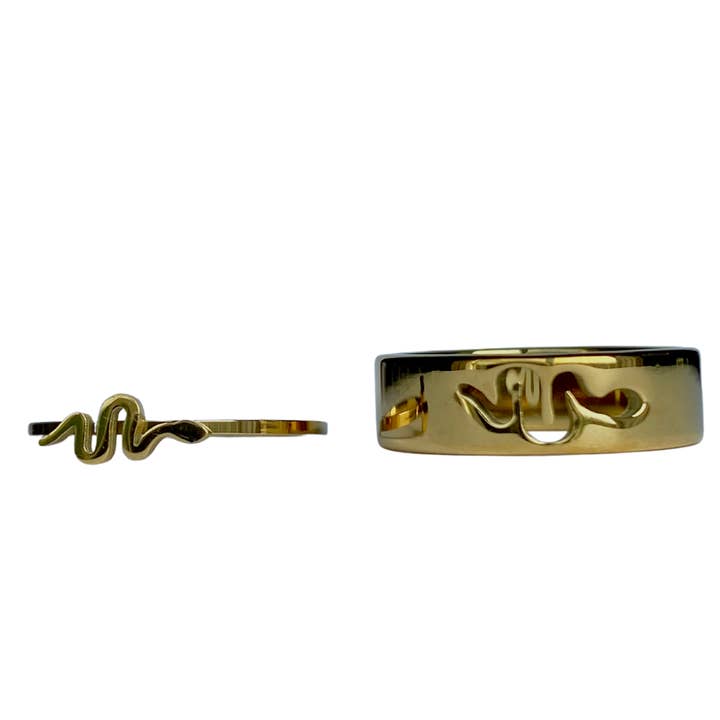 Schlangen-Matching-Ringe für den Großhandel von Glazd Jewels