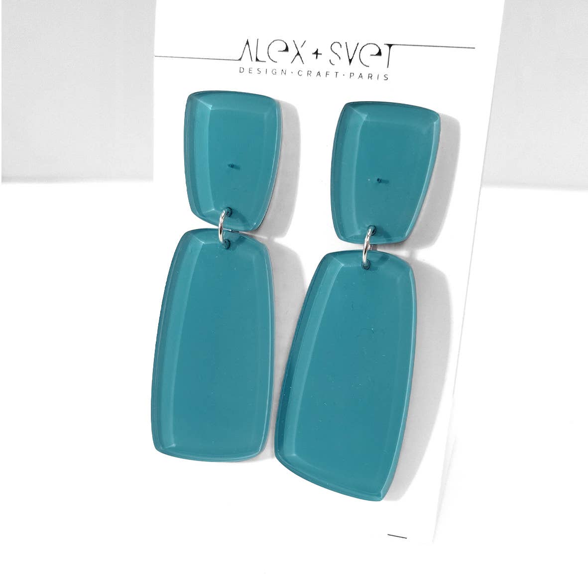 ALEX+SVET - Wholesale Dangle Earrings - BINTOU LG acrylic earrings LUSH GLOW line10