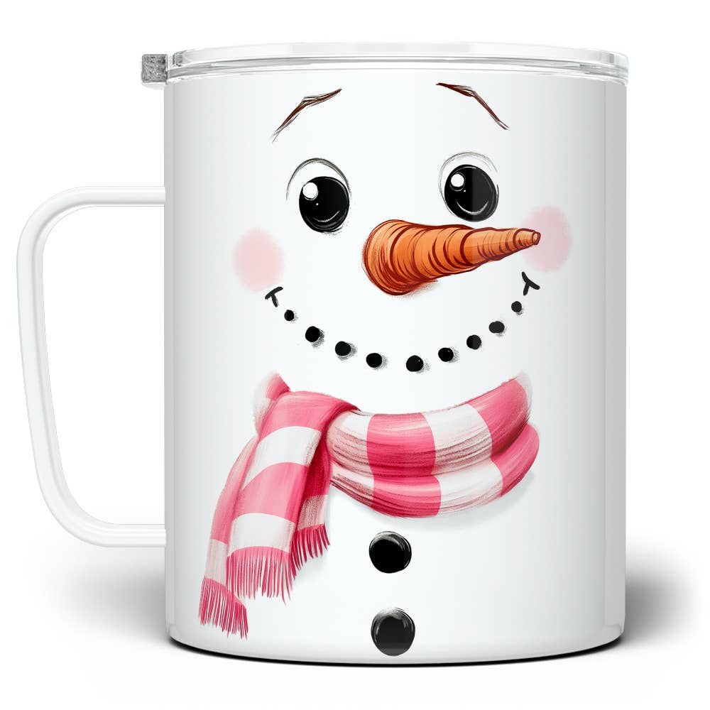 Loftipop - Wholesale Insulated Mug/Tumbler - Cute Snowman Insulated Mug, Winter Holiday Christmas Gifts0