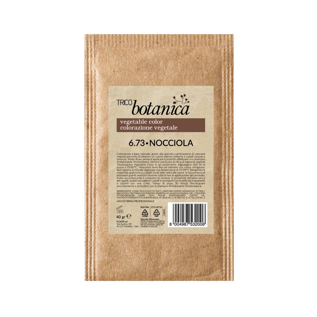 Trico Botanica - Wholesale Hair Dye - Trichobotanica - VEGETABLE COLOR 40GR - hazelnut