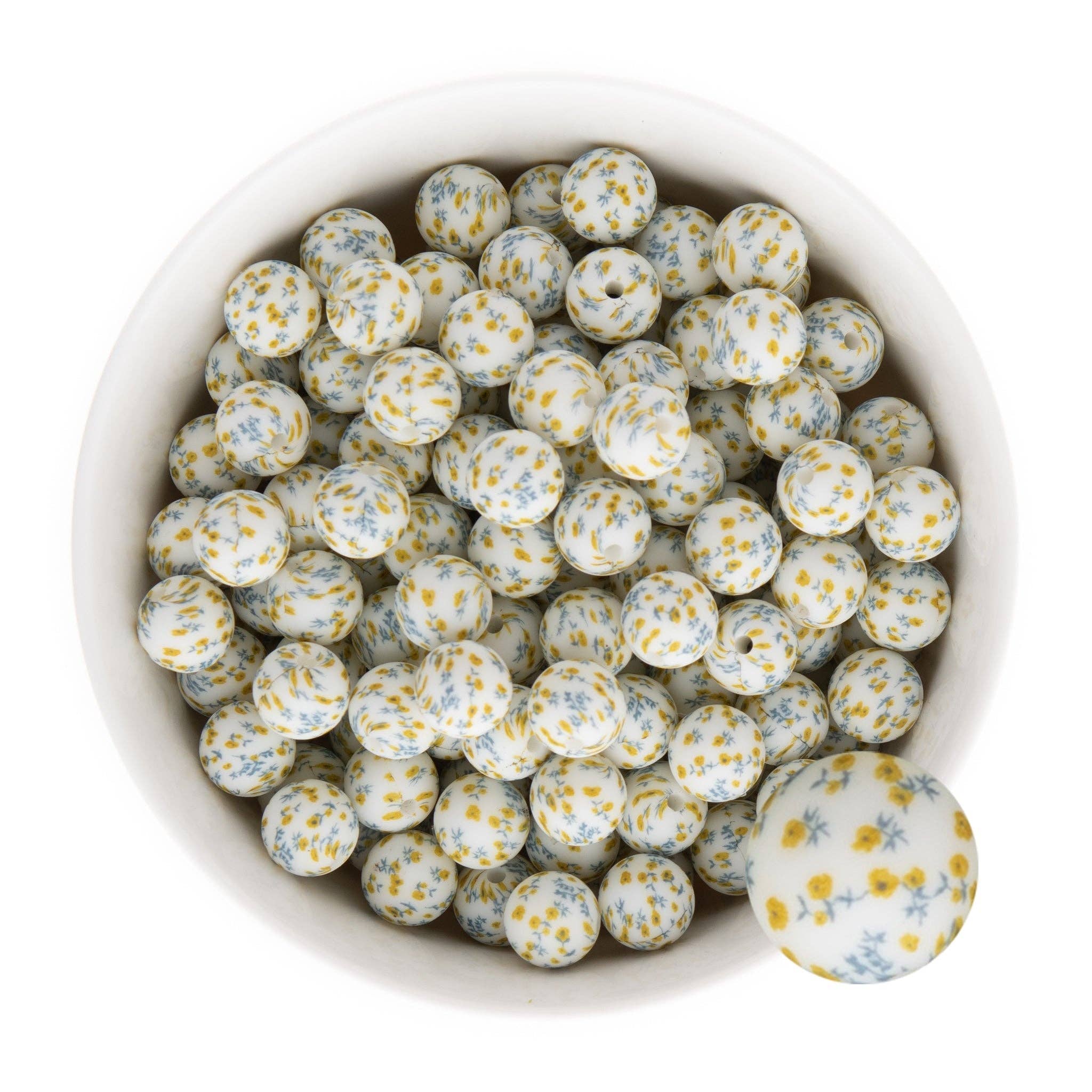 Cara & Co Silicone Craft Supply - Wholesale Craft Supplies - Standard Silicone Print Beads48