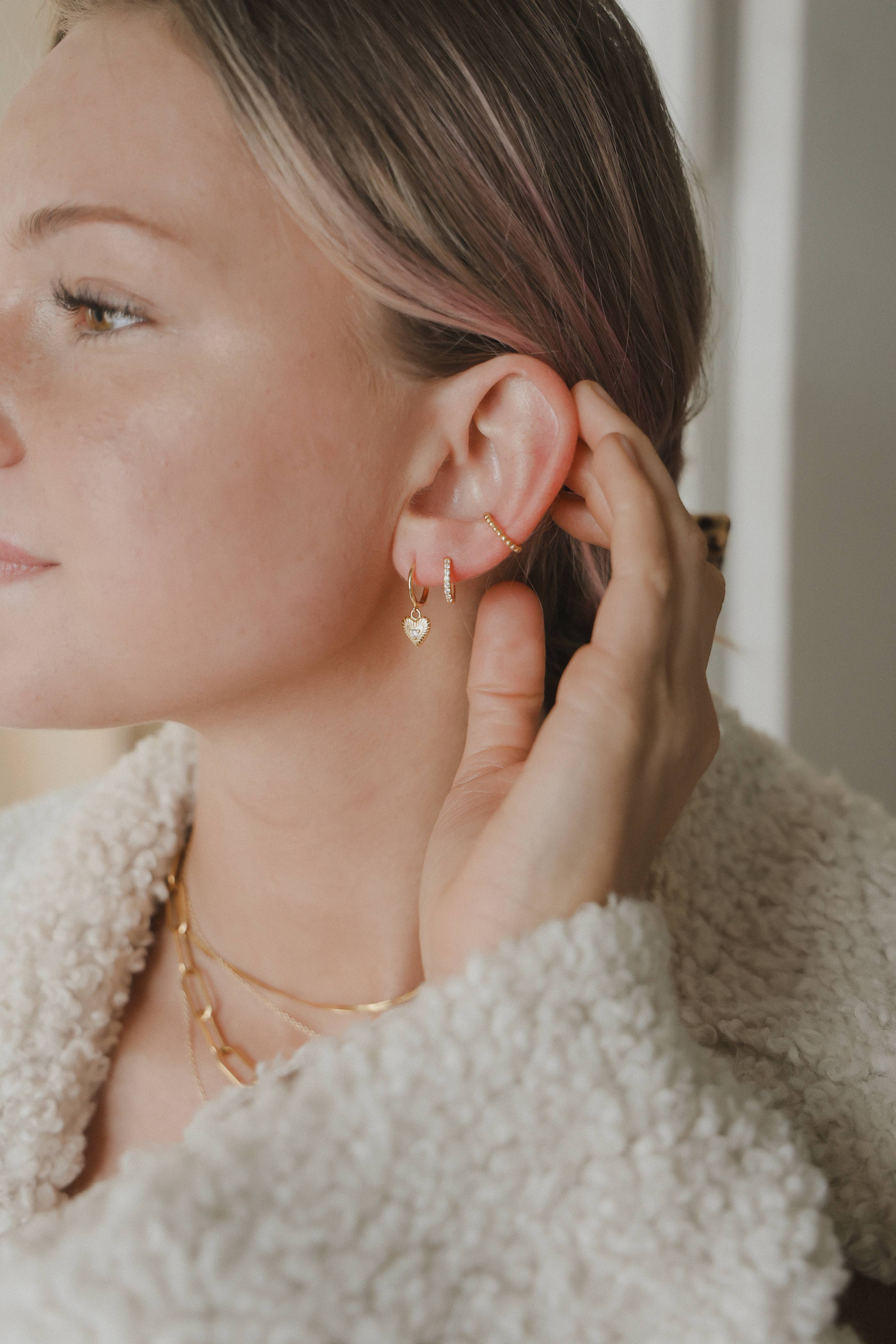 Hoft Studio - Wholesale Huggie Earrings - Hara Huggies3