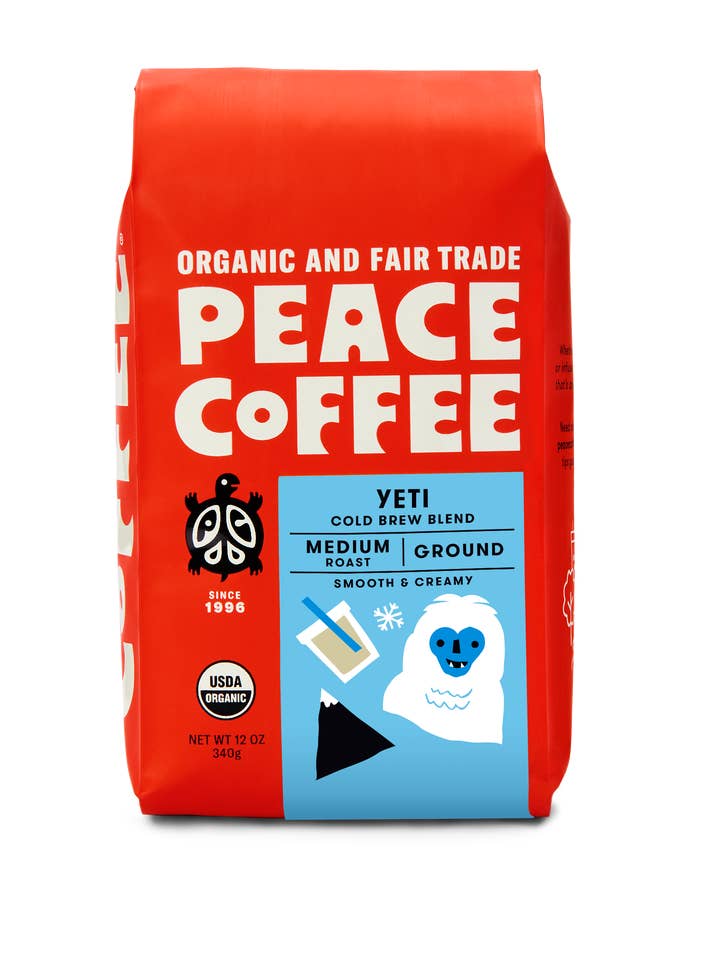 Yeti Cold Brew | Medium | Ground | 12oz | Peace Coffee for wholesale by Peace Coffee