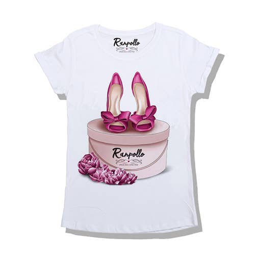 RANPOLLO MILANO - Vendita all'ingrosso Maglietta serigrafata - Donna - HEEELS0