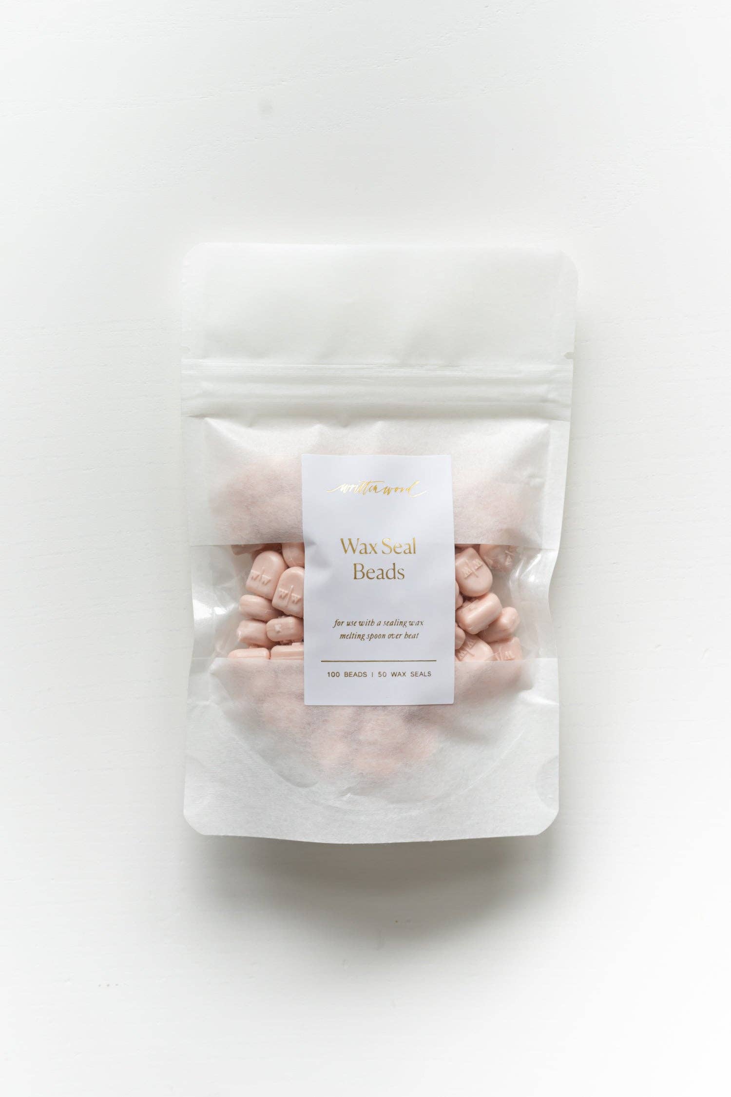 Written Word Calligraphy – Lacre por atacado – Contas de cera blush para lacres4