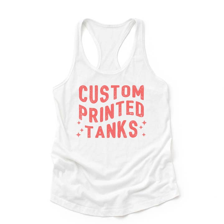 Peculiar People Designs - Wholesale Tank Top - Women's - One Side Custom Printed Tank Tops With Your Logo Or Artwork12