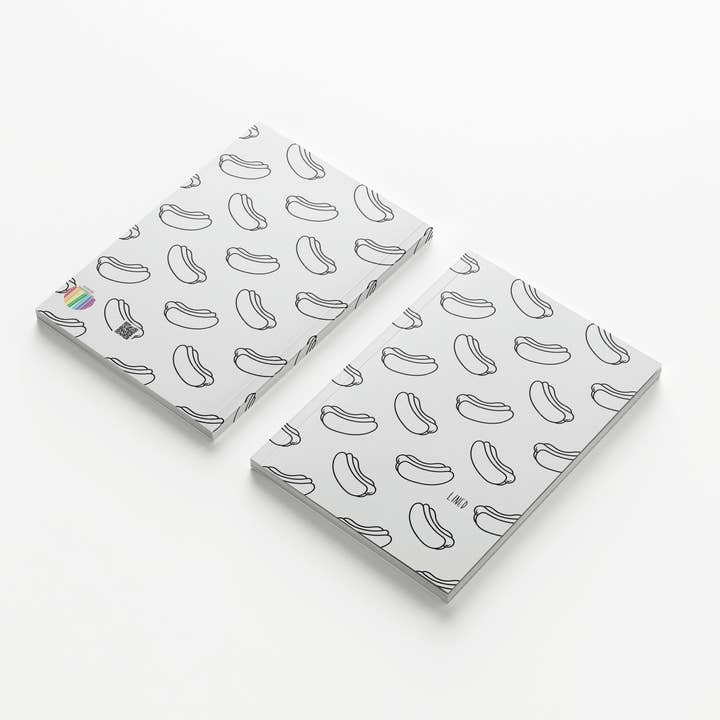 Hot Dog Colorez votre propre carnet de notes pour la vente par Charlie's Bookstore