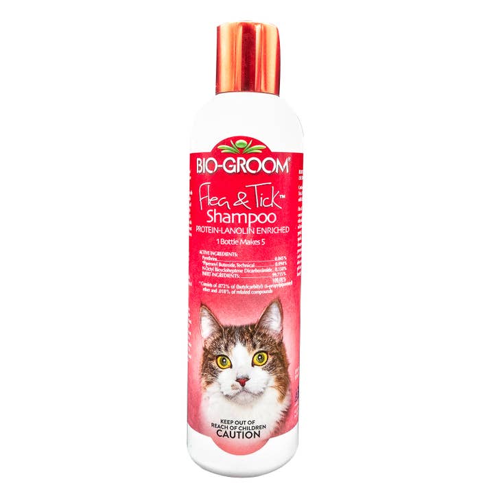 Bio-Groom Flea & Tick Cat Shampoo for wholesale by Pet Palette Distribution