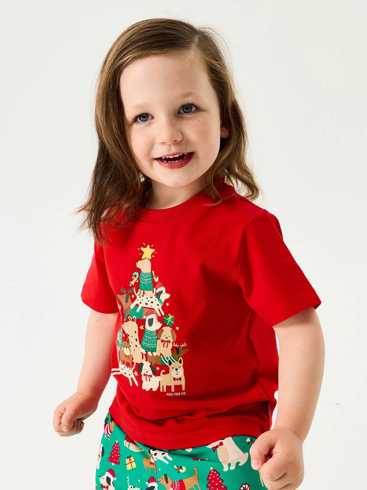 Holly Pooch FLEAS NAVIDAD PJ SLEEP SET for wholesale on Faire2