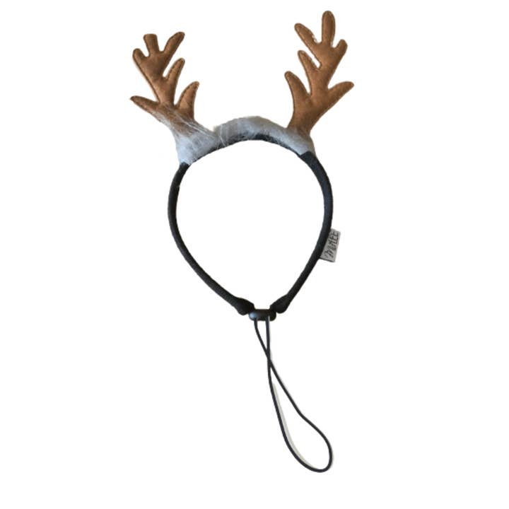 Midlee Designs - Wholesale Pet Costume - Dog - Midlee Furry Antlers Headband Halloween Dog Costume