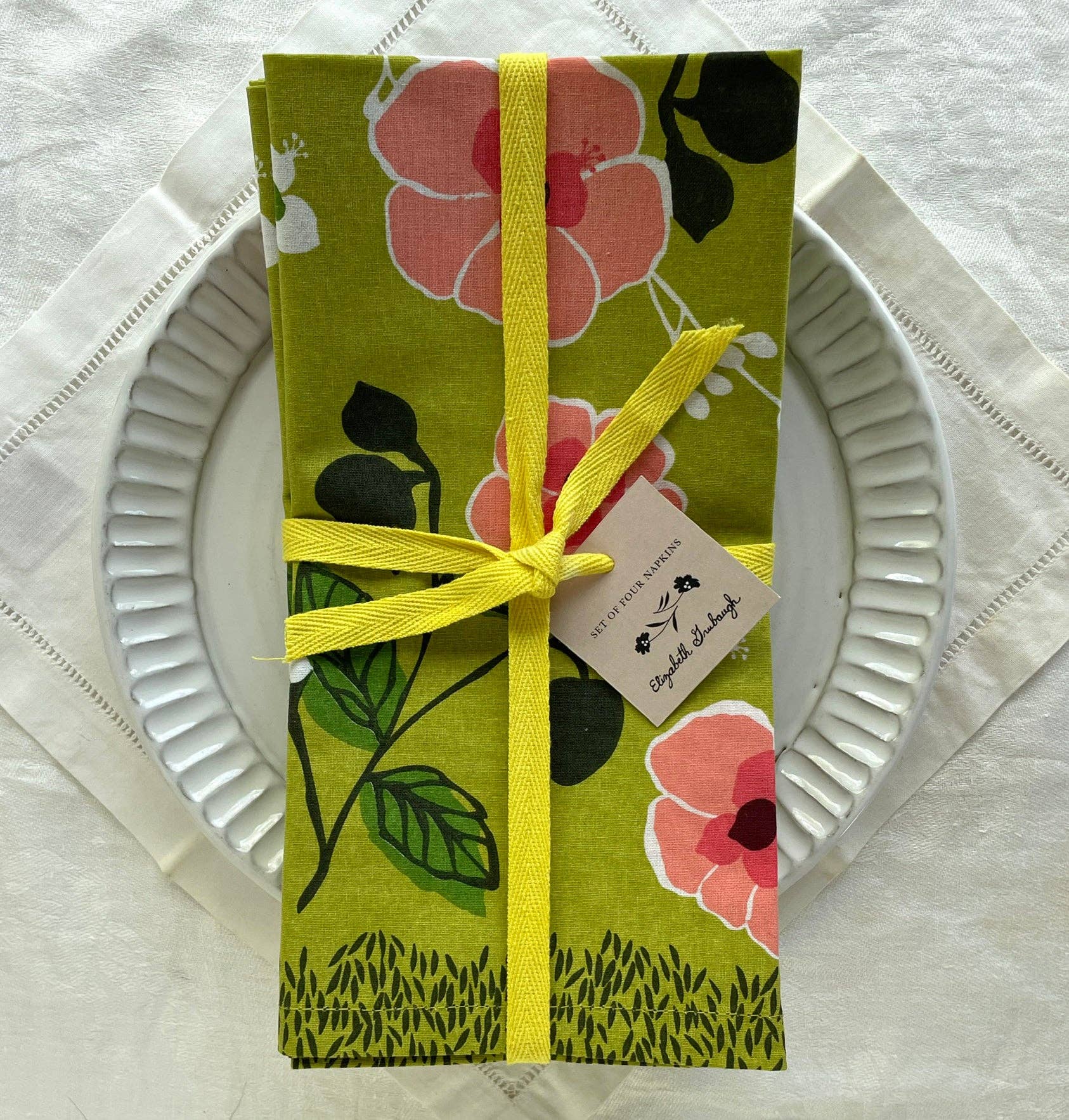 Elizabeth Grubaugh - Wholesale Dinner & Cloth Napkin - Matcha Napkin Set of 42