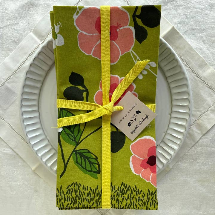 Elizabeth Grubaugh - Wholesale Dinner & Cloth Napkin - Matcha Napkin Set of 42