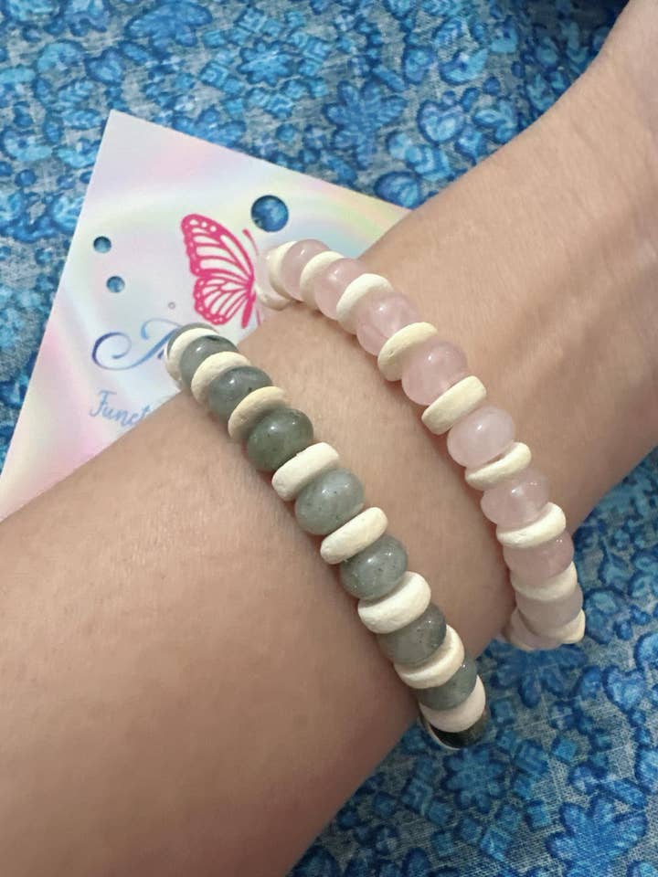 Essential Oil Diffuser / Jades Tourmaline Rondelle bracelet/Aromatherapy Jewelry for wholesale by Judith's Fashion