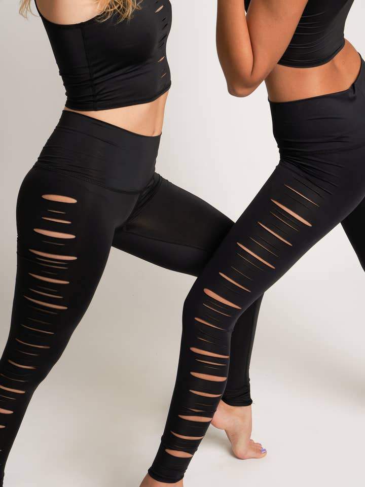 Jimi Laser Cut Black Hot Pants for wholesale by Teeki Boutique + WithLove USA Made ~ Wholesale