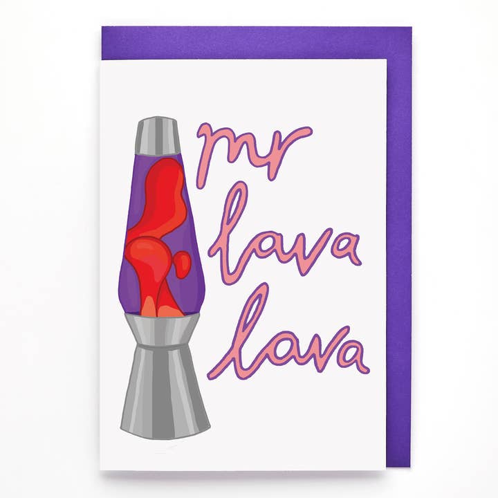 Mr Lava Lava Greeting Card | Valentines Day Card | Love Card for wholesale by You've Got Pen On Your Face