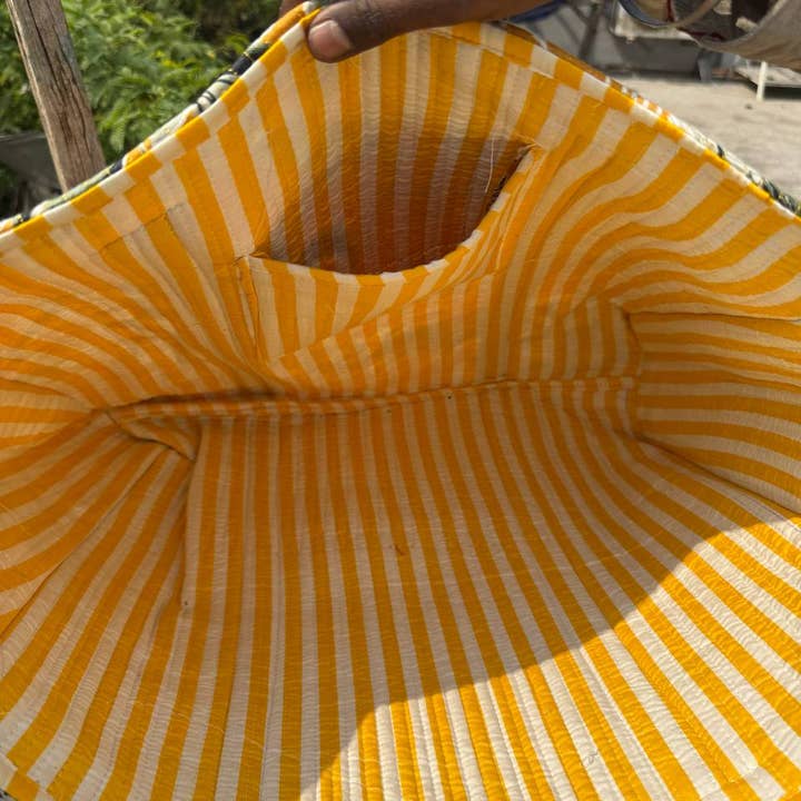 GYPSY STUDIO - Wholesale Shoulder Bag - Women's - Cotton Quilted Tote Bag Eco Friendly Sustainable Grocery Bag2