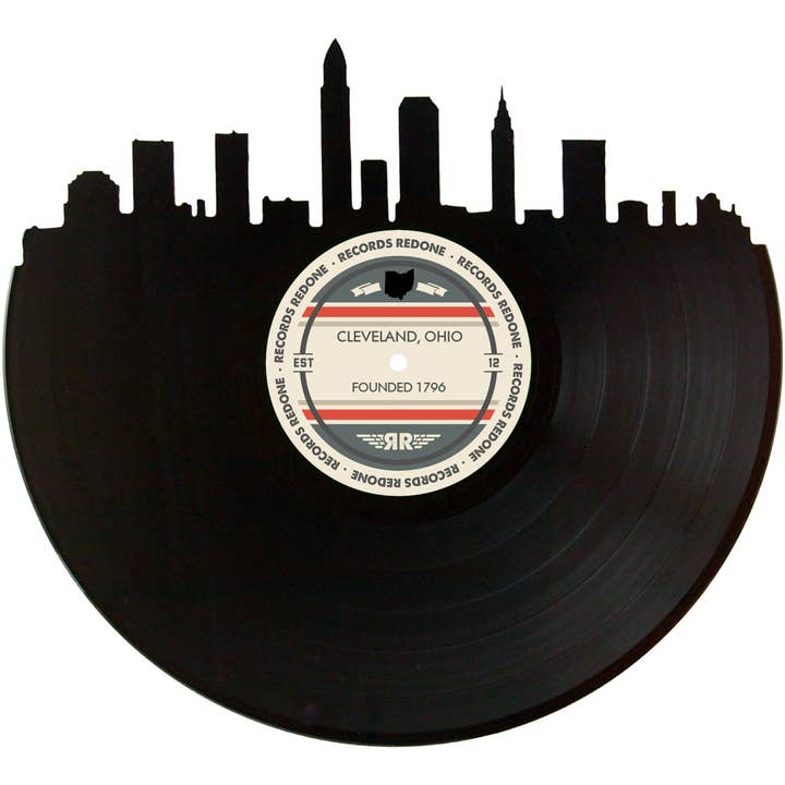 Cleveland Skyline Records Redone Label Schallplatte für den Großhandel von Records Redone